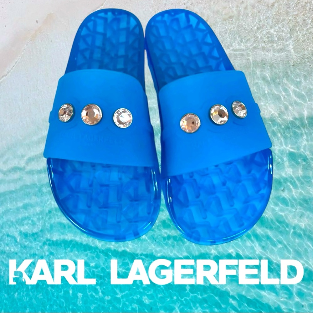 KARL LAGERFELD Jelly Slides - Women’s Size 10